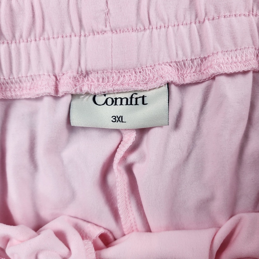 Comfrt AllDayJersey Jogger Unisex 3XL Cherry Blossom Pink Lightweight Pants NEW - Picture 3 of 9